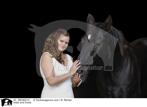 bride and horse / RR-90212