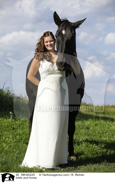 bride and horse / RR-90225
