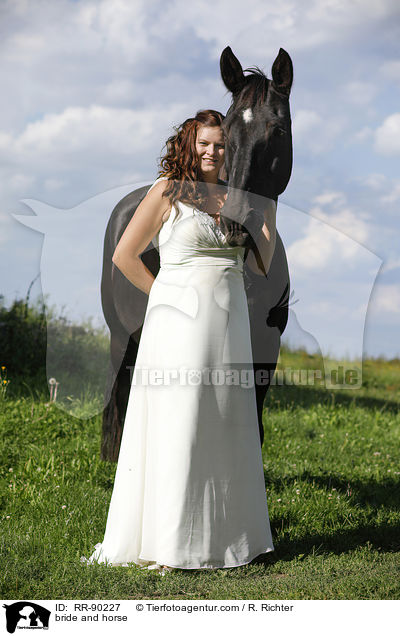 bride and horse / RR-90227