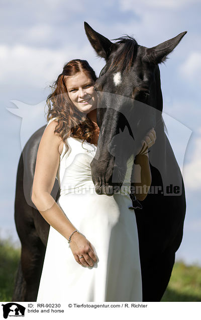 bride and horse / RR-90230