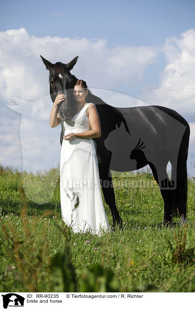 bride and horse / RR-90235
