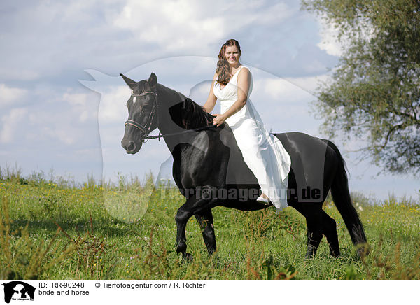 bride and horse / RR-90248