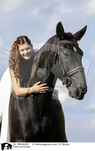bride and horse / RR-90255