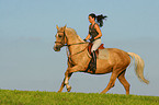 woman rides Kinsky horse