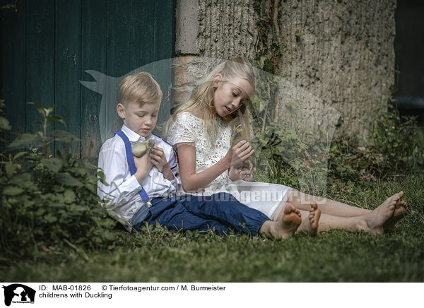 childrens with Duckling / MAB-01826