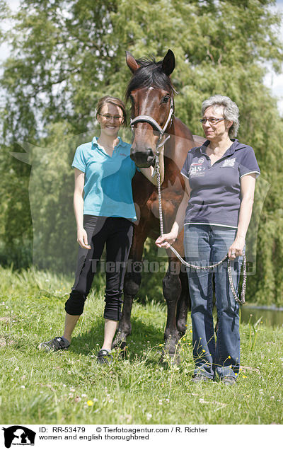 women and english thoroughbred / RR-53479
