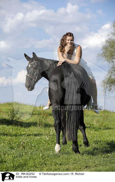 bride and horse / RR-90252