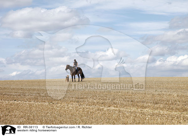 western riding horsewoman / RR-38113
