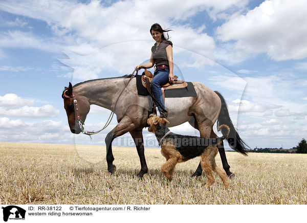 western riding horsewoman / RR-38122
