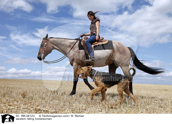 western riding horsewoman / RR-38123