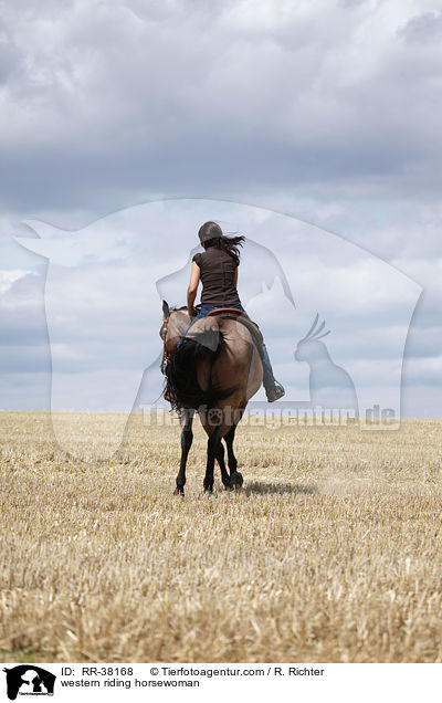Westernreiterin / western riding horsewoman / RR-38168