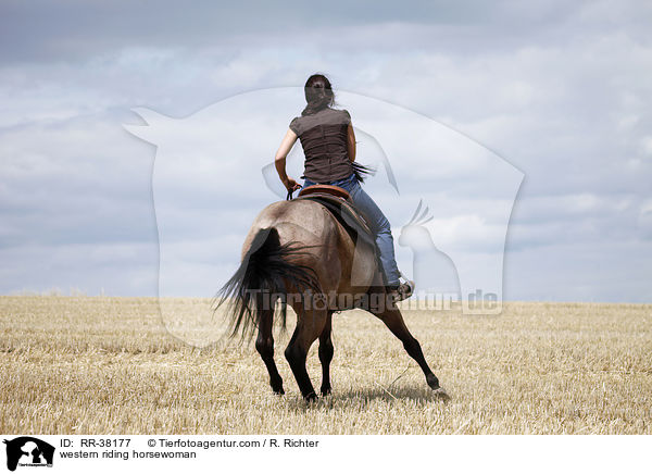 Westernreiterin / western riding horsewoman / RR-38177