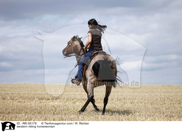 Westernreiterin / western riding horsewoman / RR-38178