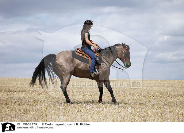 Westernreiterin / western riding horsewoman / RR-38179