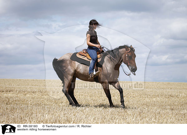 Westernreiterin / western riding horsewoman / RR-38180