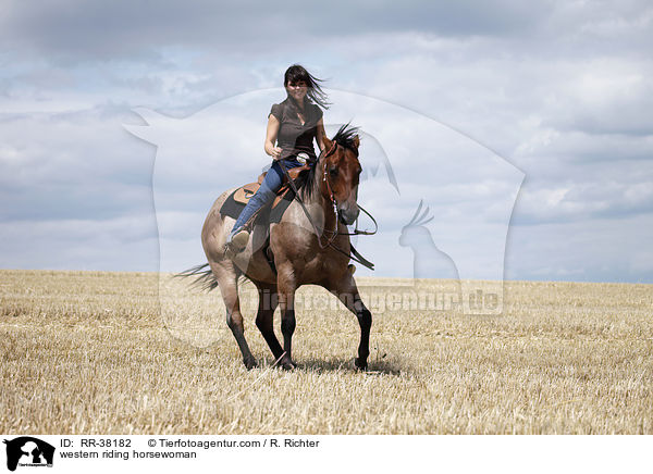 Westernreiterin / western riding horsewoman / RR-38182